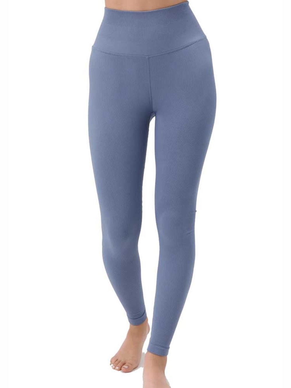 Spiritual gangster blue ribbed leggings size M/L